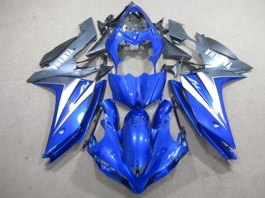 ABS 2007-2008 Blue Silver Yamaha YZF R1 Motorbike Fairings UK