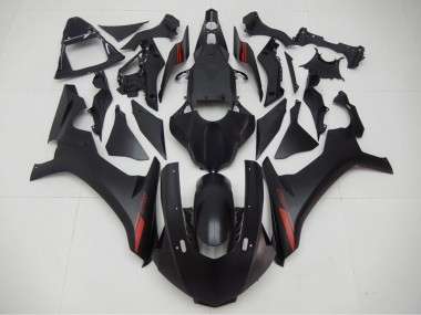 ABS 2015-2019 Black Red Yamaha YZF R1 Motorcycle Fairings Kit UK