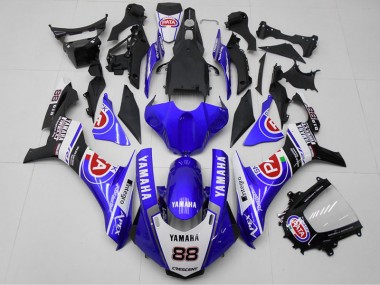 ABS 2015-2019 Blue PATA 88 Yamaha YZF R1 Bike Fairing Kit UK