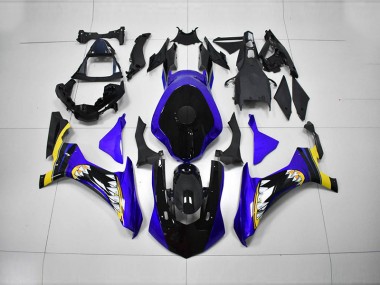 ABS 2015-2019 Blue Black Yamaha YZF R1 Motorcycle Fairings UK