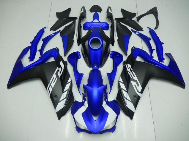 ABS 2015-2022 Black Blue Yamaha YZF R3 Bike Fairing UK