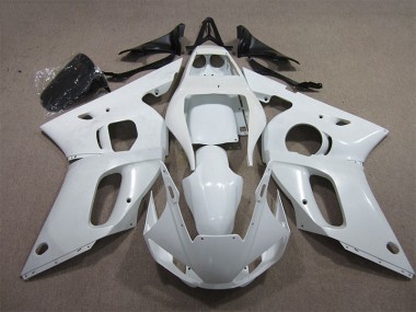 ABS 1998-2002 White Yamaha YZF R6 Motorcycle Replacement Fairings UK