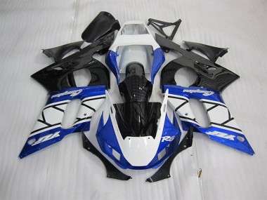 ABS 1998-2002 Blue White Black Yamaha YZF R6 Motorbike Fairings UK