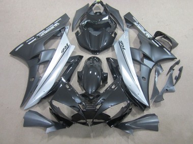 ABS 2006-2007 Silver Black Yamaha YZF R6 Replacement Fairings UK