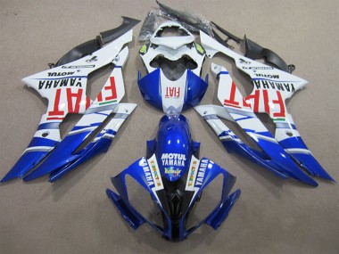 ABS 2008-2016 Blue White Motul Red Fiat Yamaha YZF R6 Motorbike Fairing UK